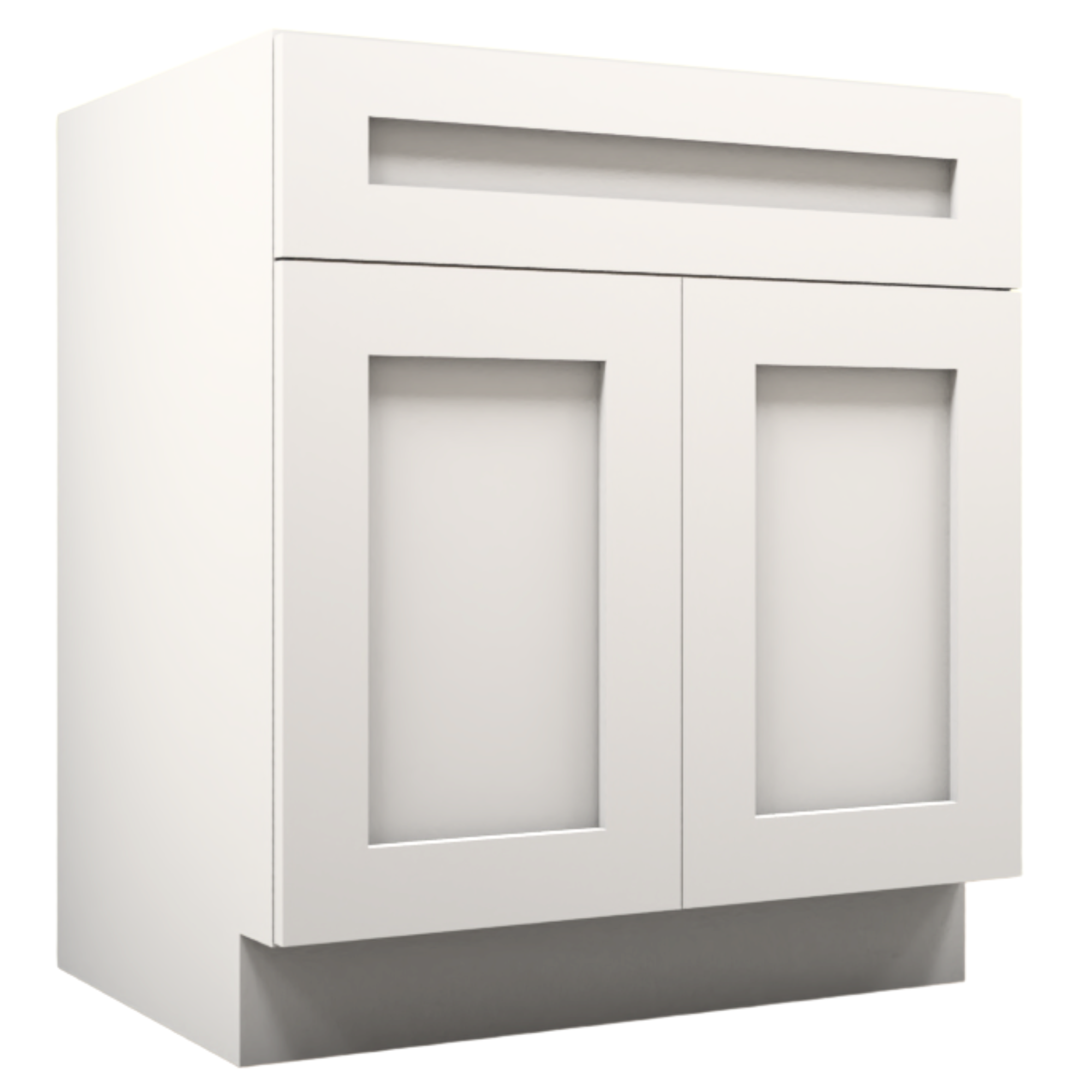 Cosmos White Base Double Door Cabinet