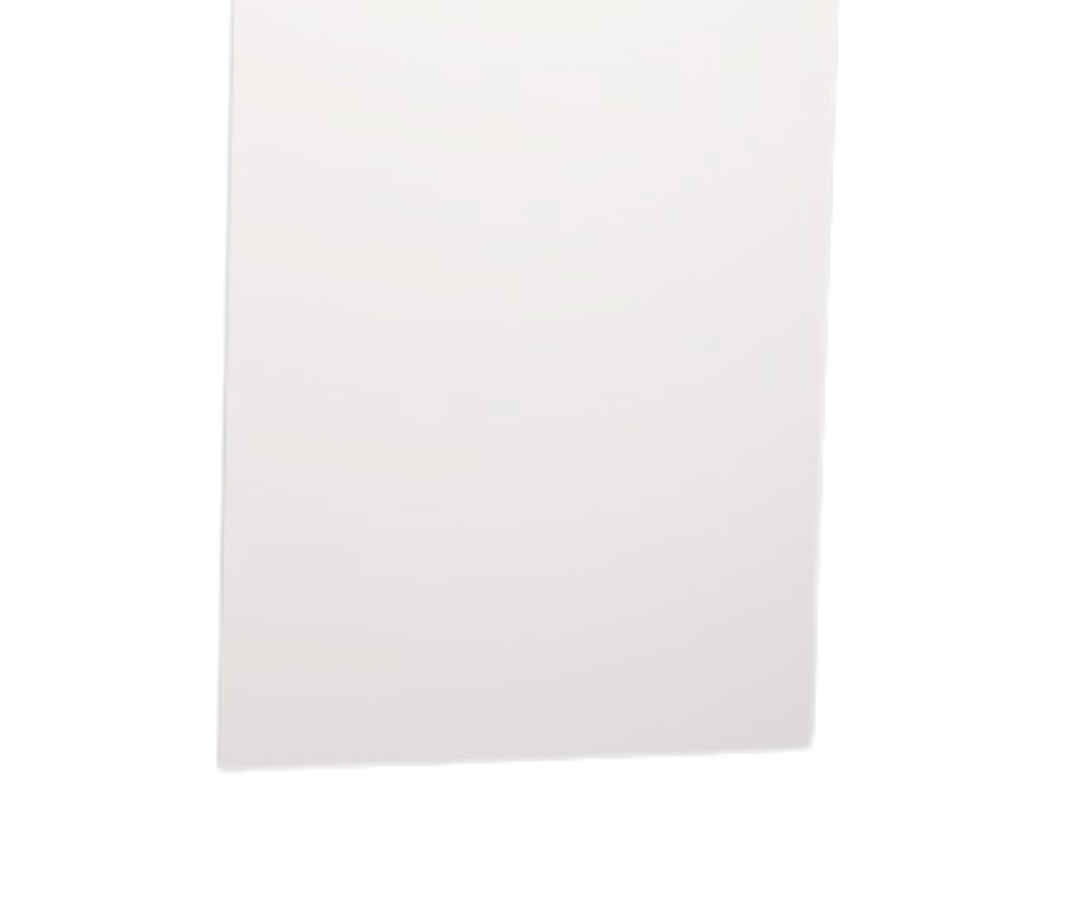White Base End Panel (D.W)