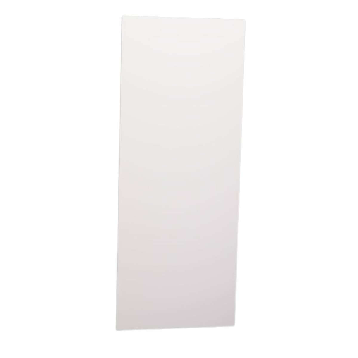 White Finish Back Panel