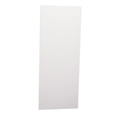 White Finish Back Panel