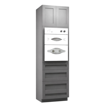 Lavender Pantry Double Oven Cabinet 30"