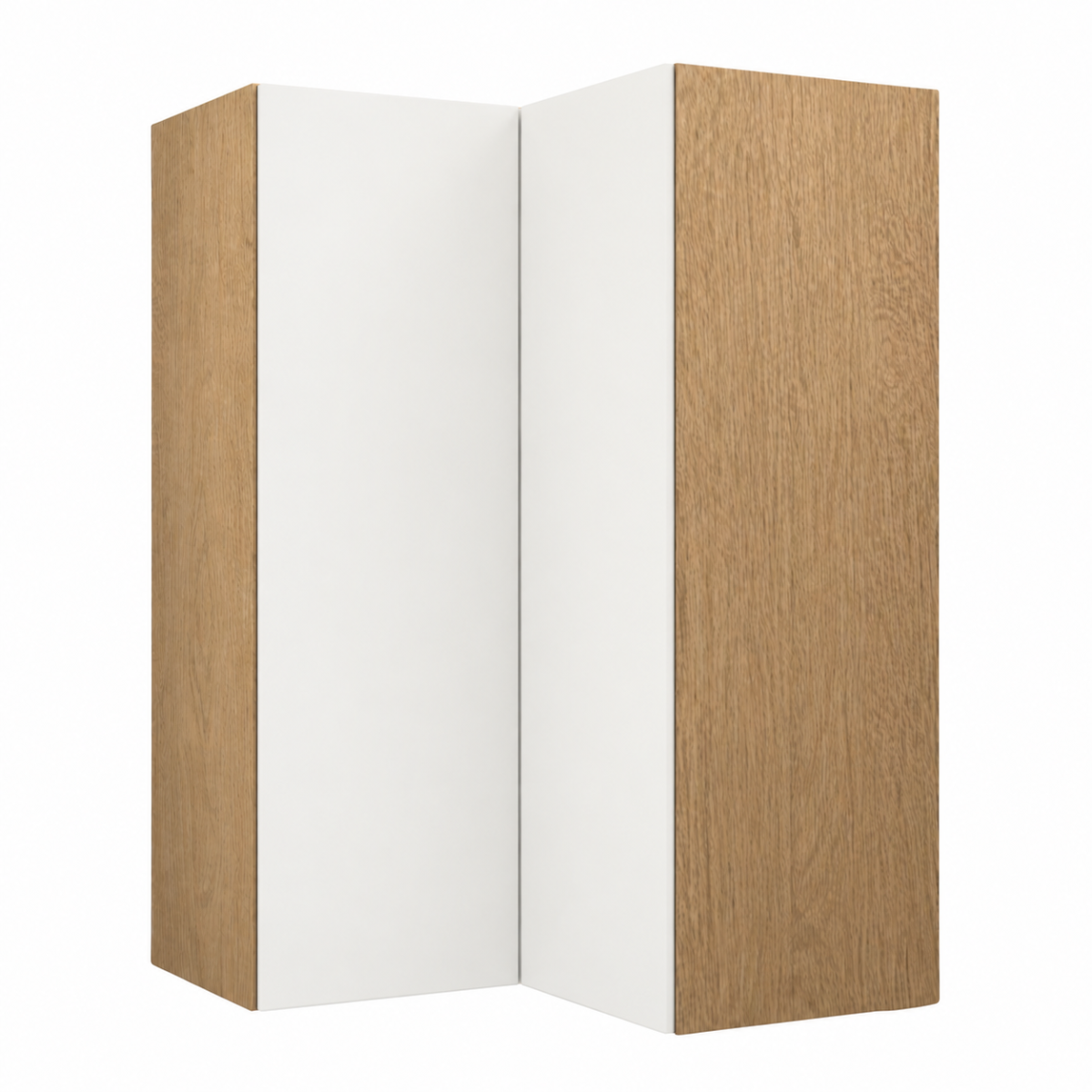White High Gloss Wall Easy Reach Cabinet 30"