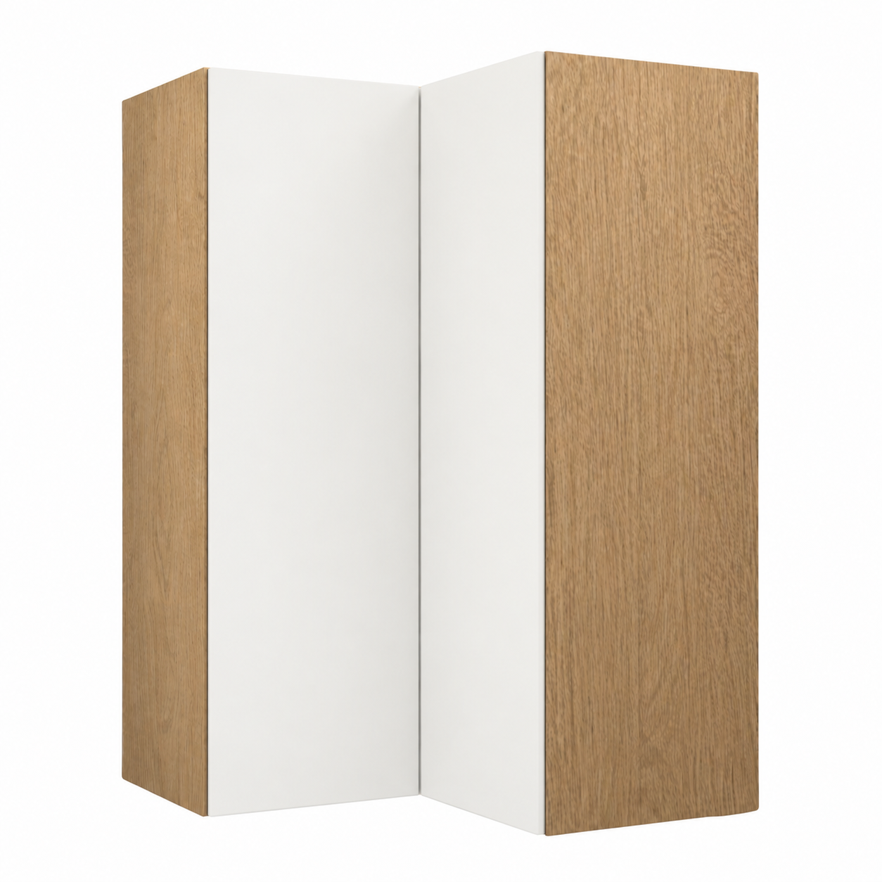 White High Gloss Wall Easy Reach Cabinet 42"