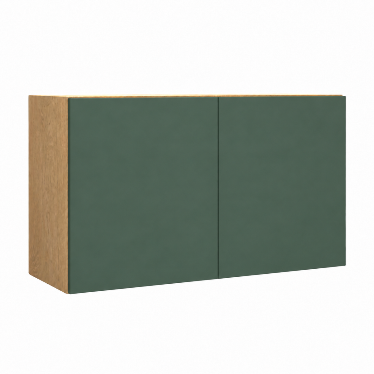 Dark Gray Matte Wall Cabinet Double Door 12″