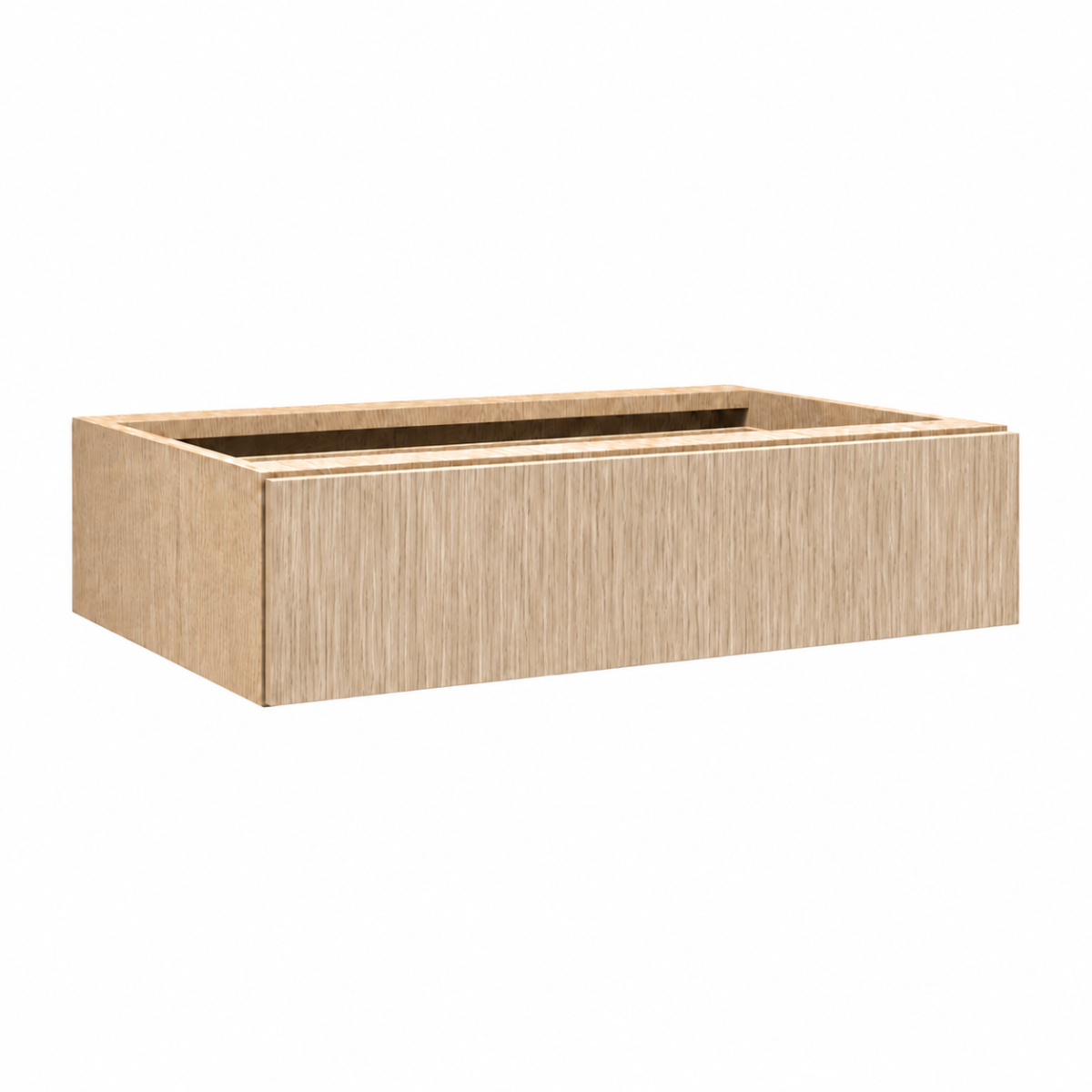 Natural Wood Texture Vanity Knee Drawer 30"