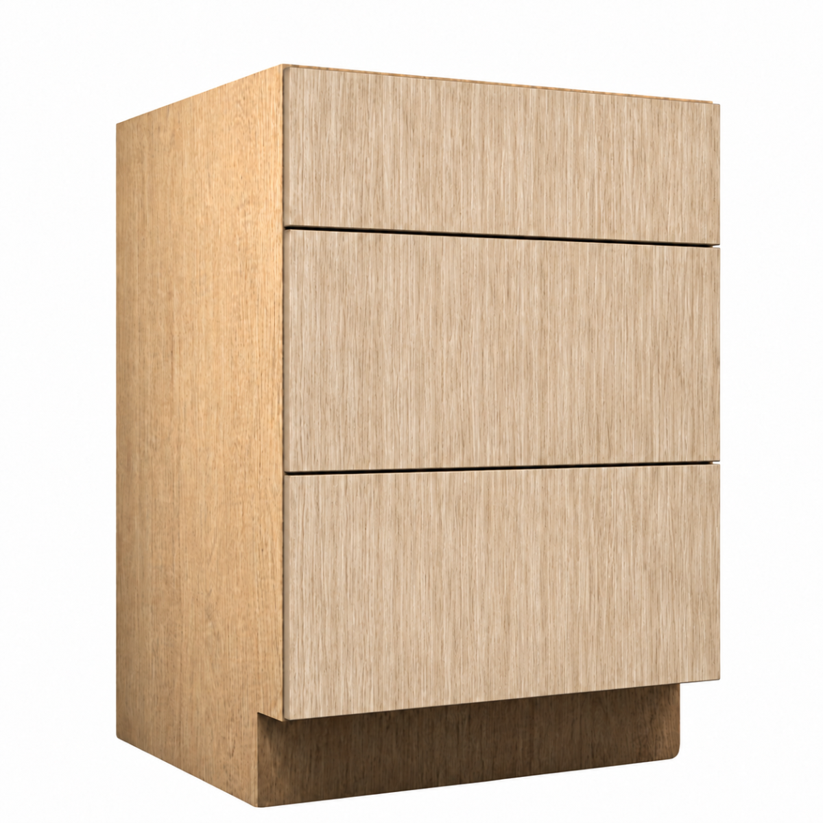 Natural Wood Texture Drawer Base Cabinet