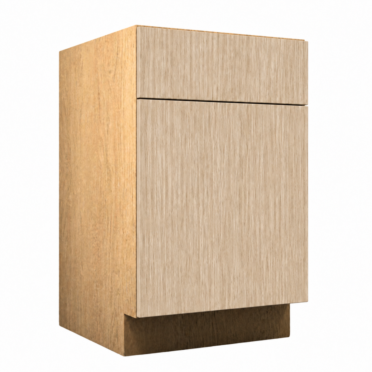 Natural Wood Texture Base Single Door Cabinet
