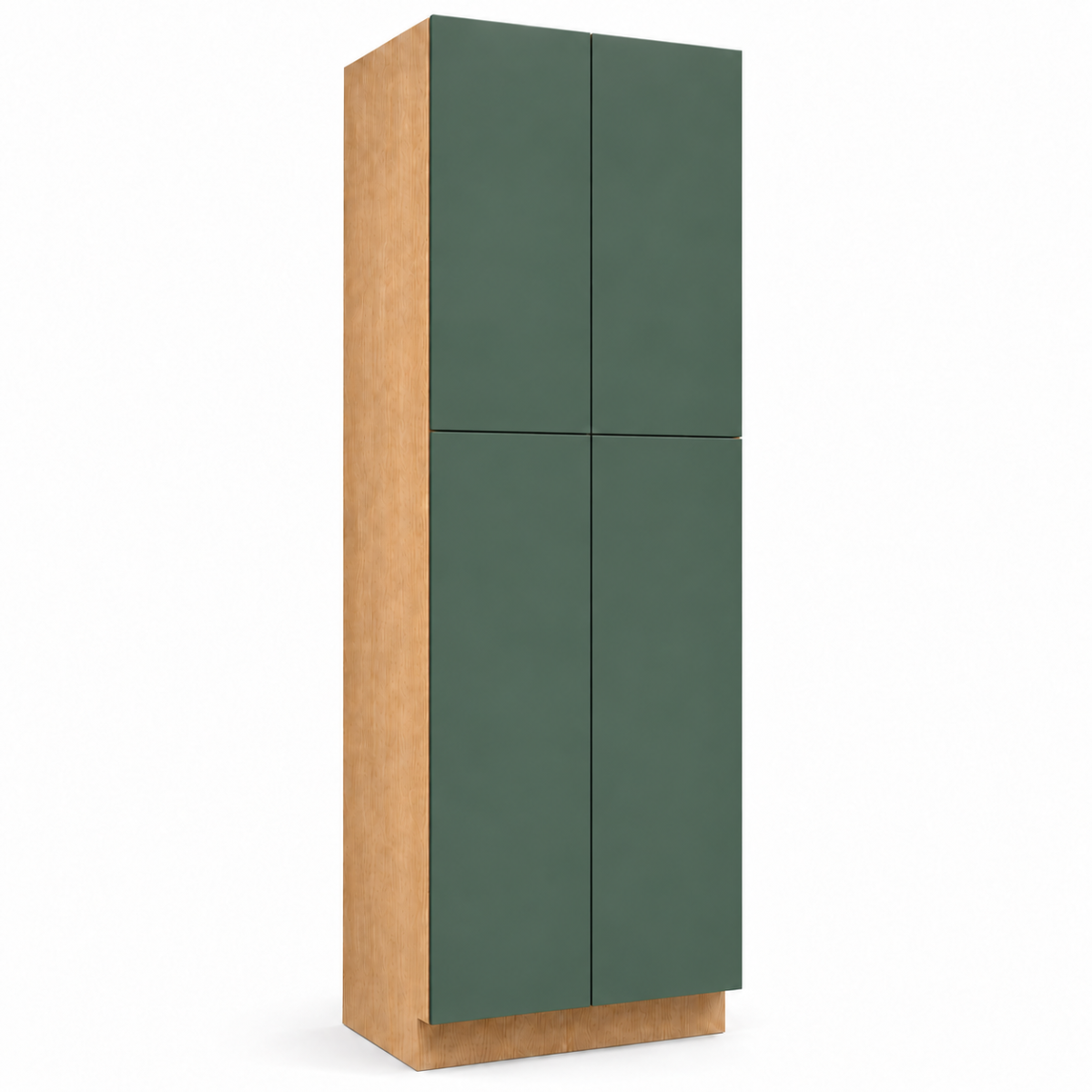 Dark Gray Matte Pantry Cabinet 84″