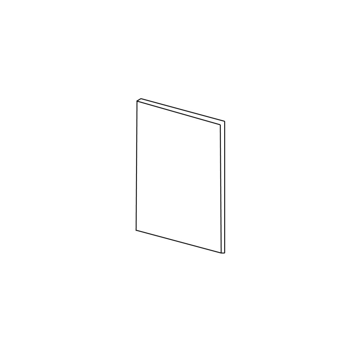 Natural Wood Texture Base End Panel (D.W)