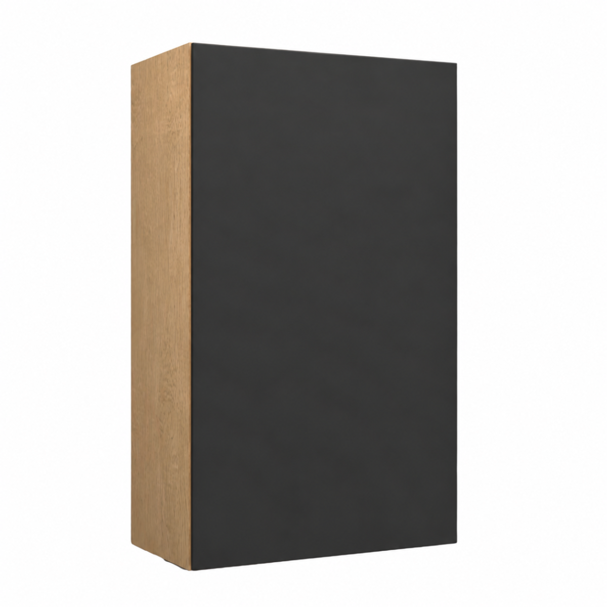 Dark Gray Matte Wall Cabinet Single Door 30″