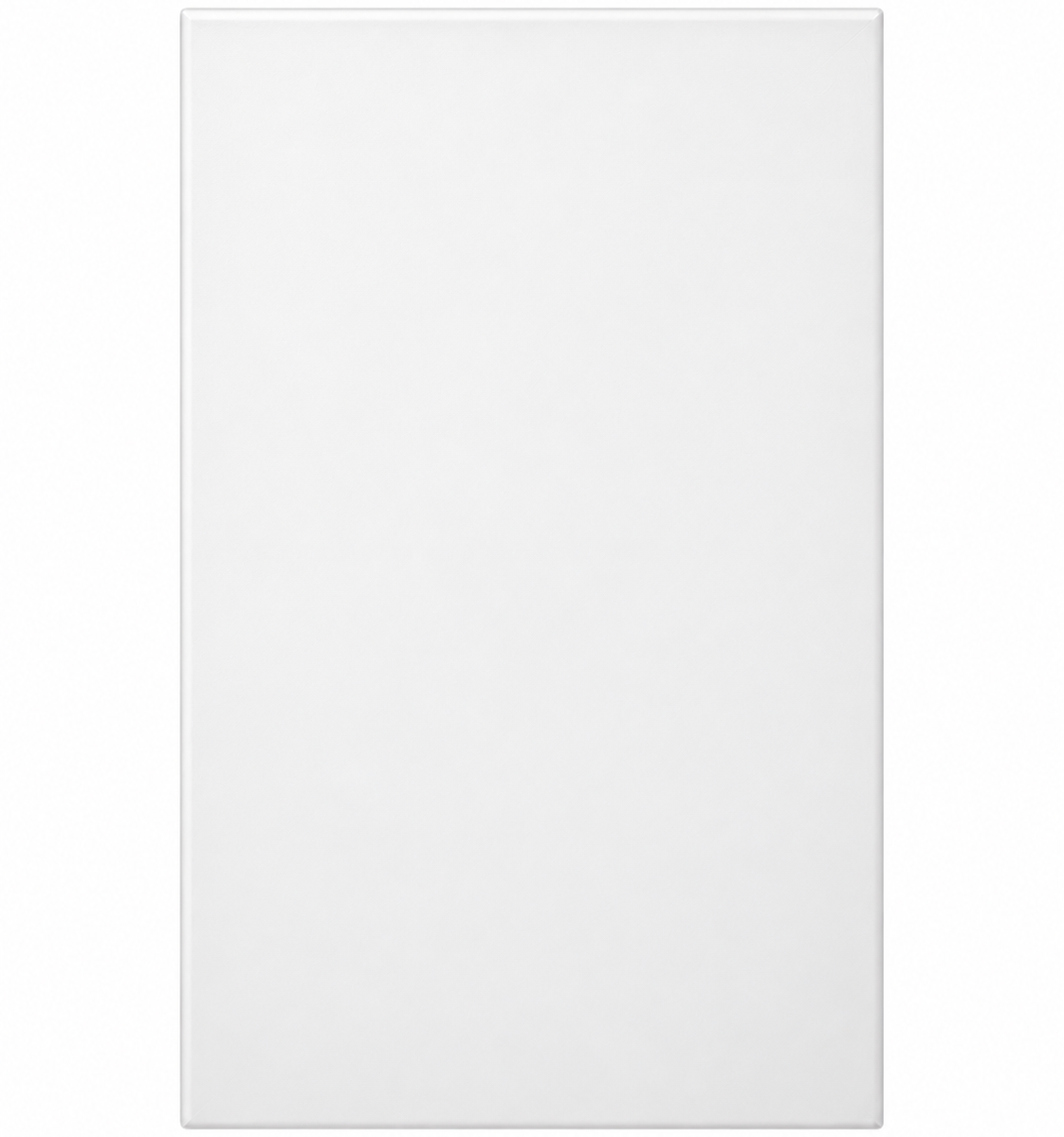 White Matte Wall Decorative End Panel