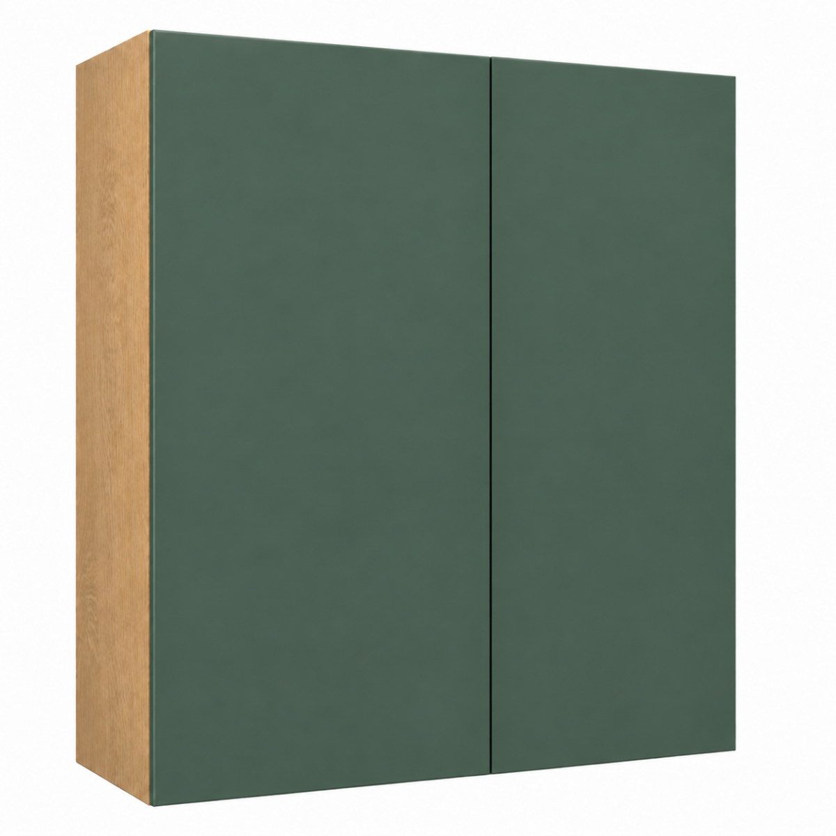 Dark Gray Matte Wall Cabinet Double Door 42″