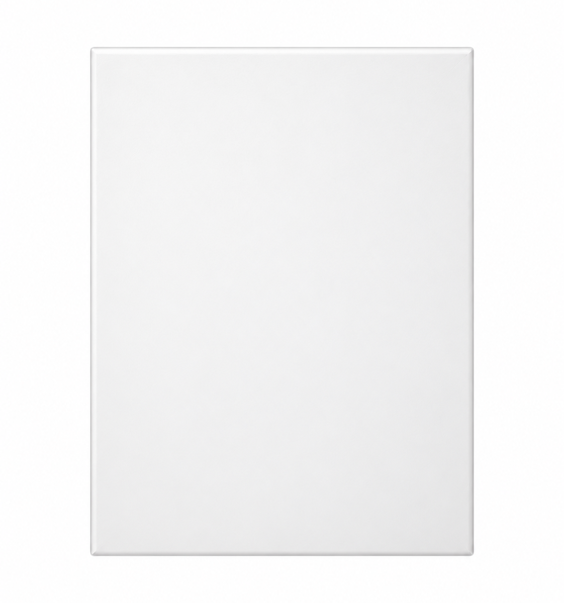 White Matte Base End Panel (D.W)