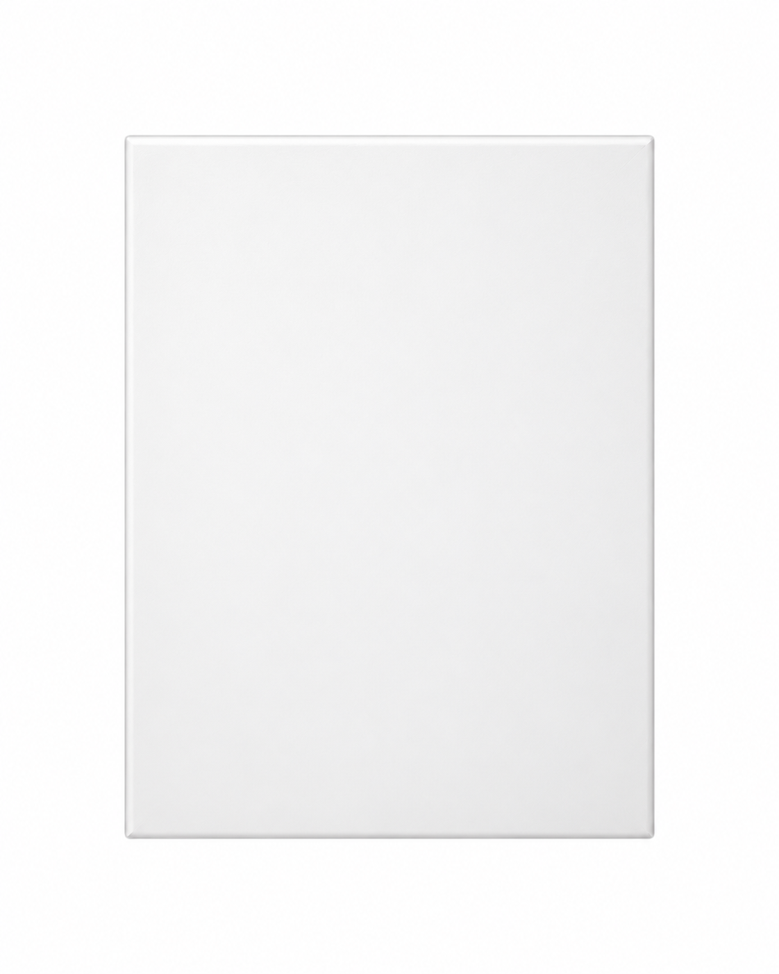 White High Gloss Base End Panel (D.W)