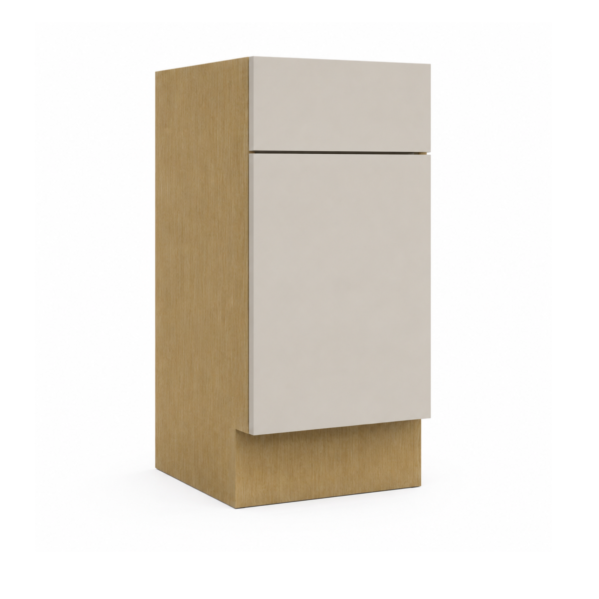 Cashmere Matte Base Single Door Cabinet