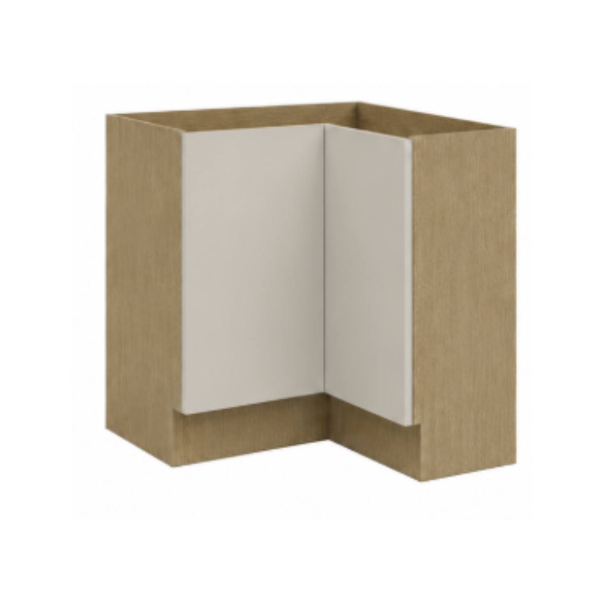 Cashmere Matte Lazy Susan Base Cabinet