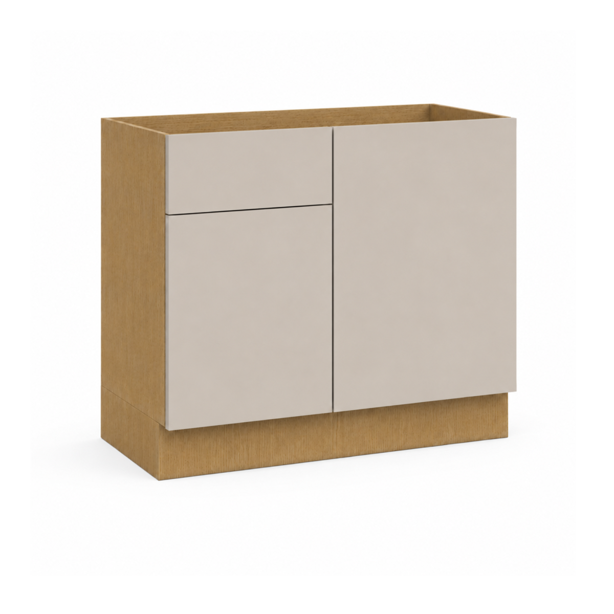 Cashmere Matte Base Blind Corner Cabinet