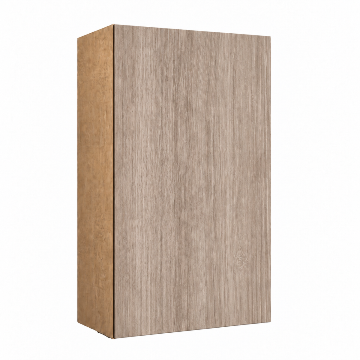 Warm Wood Texture Wall Cabinet Single Door 30″