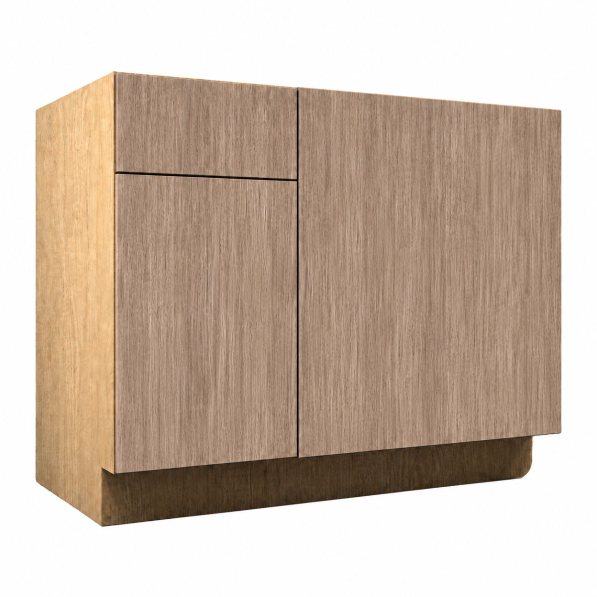 Warm Wood Texture Base Blind Corner Cabinet