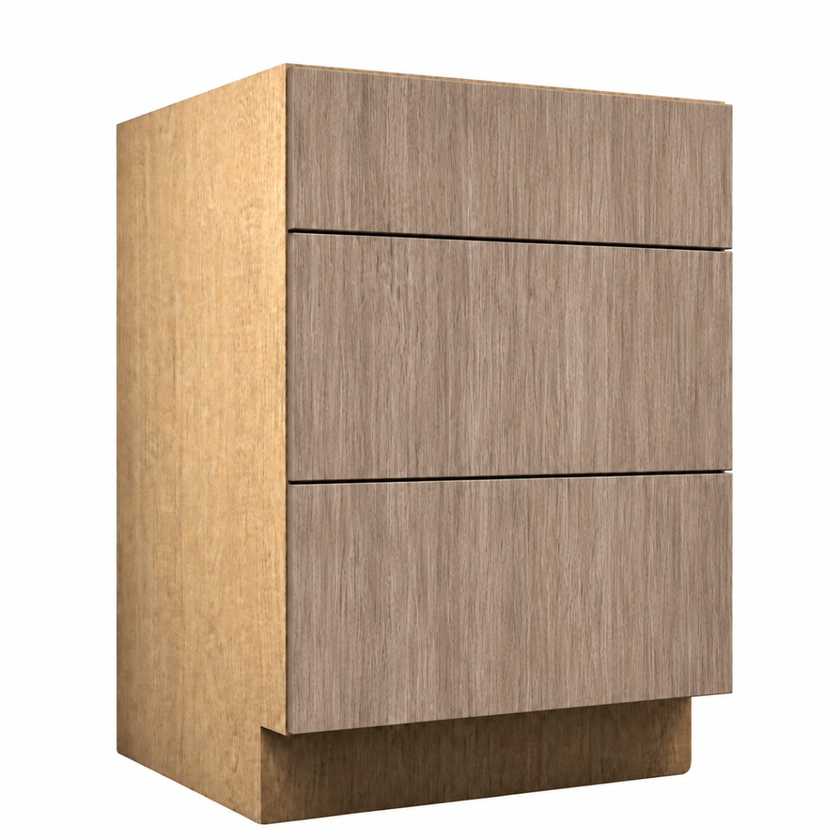 Warm Wood Texture Drawer Base Cabinet