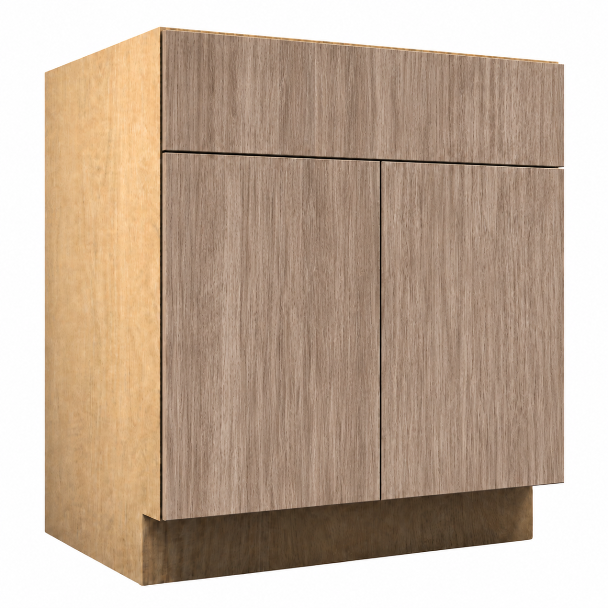 Warm Wood Texture Base Double Door Cabinet