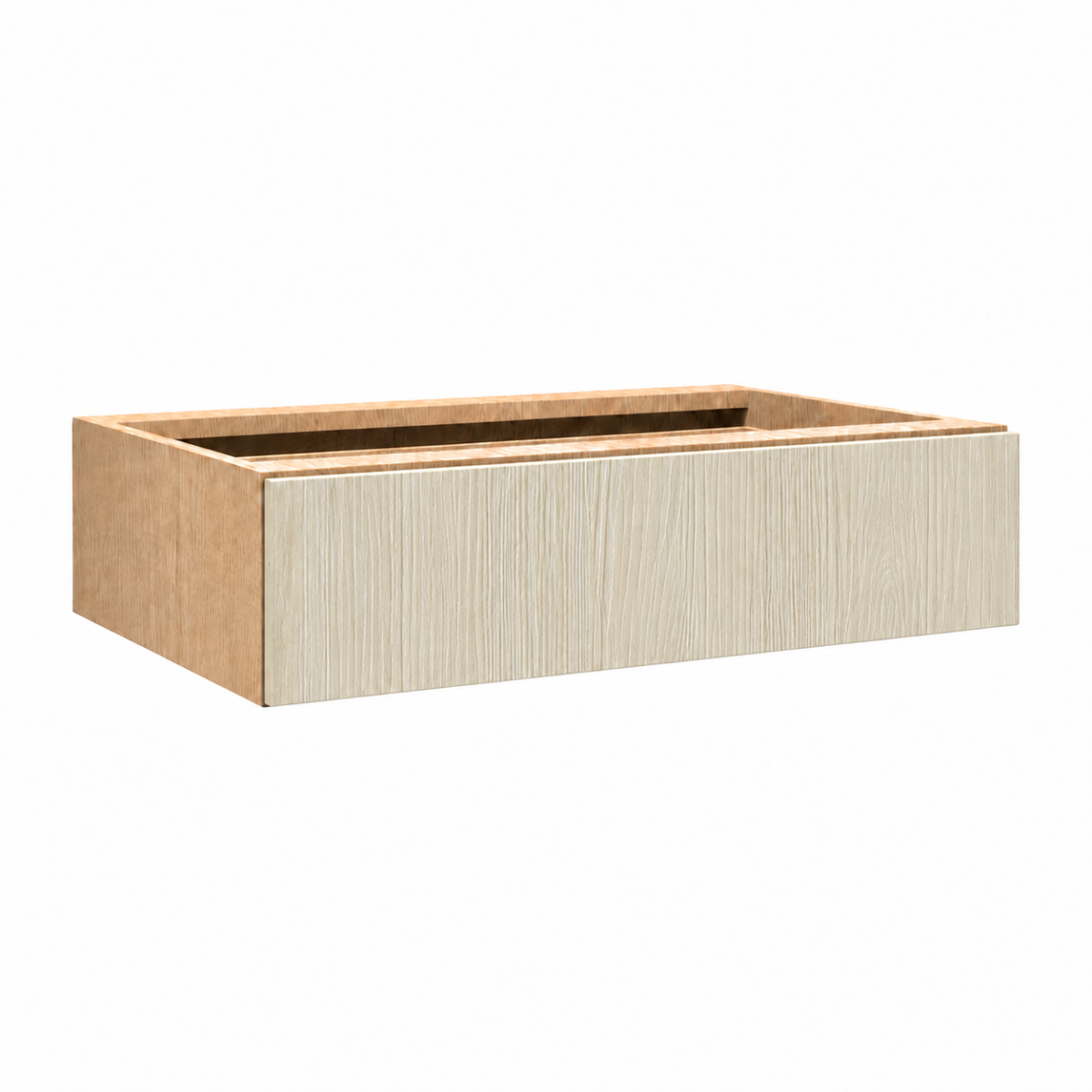 Light Wood Texture Vanity Knee Drawer 30"