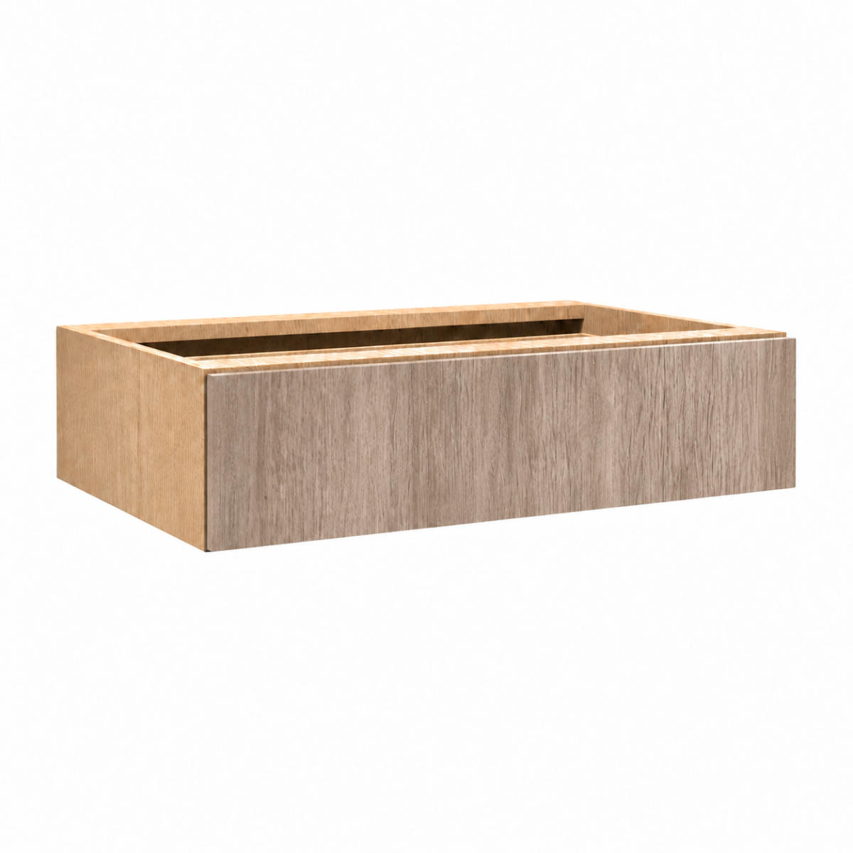 Warm Wood Texture Vanity Knee Drawer 30"