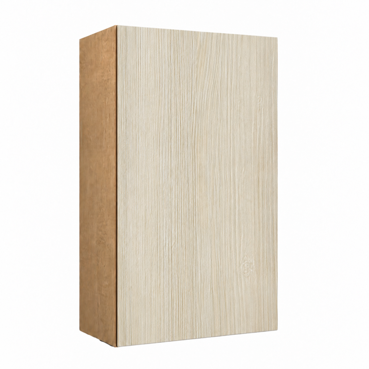 Light Wood Texture Wall Cabinet Single Door 36″