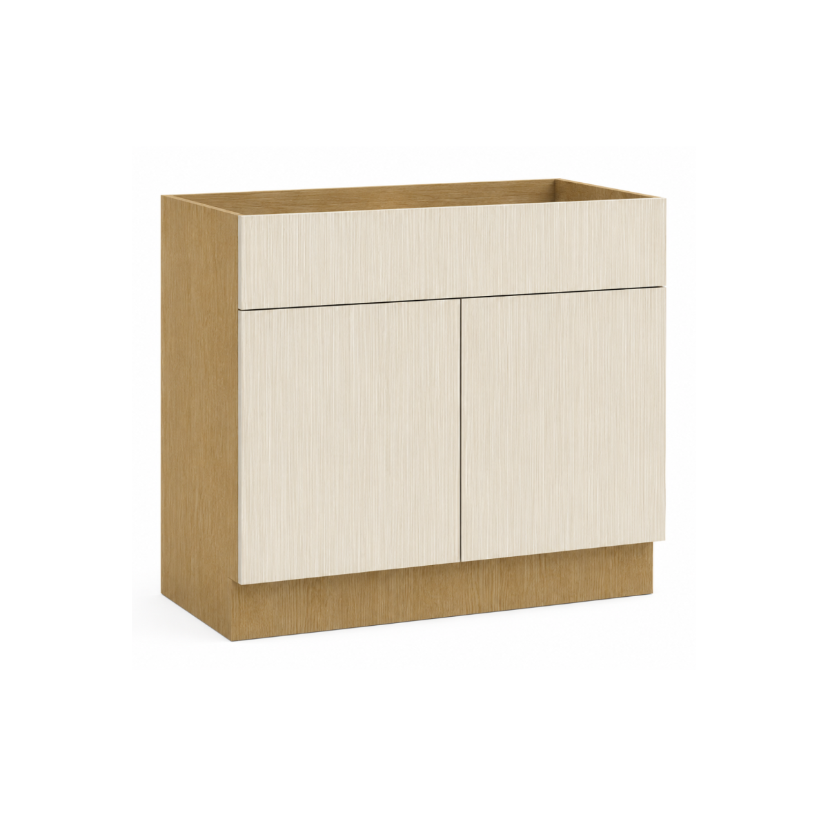 Light Wood Texture Sink Base Cabinet
