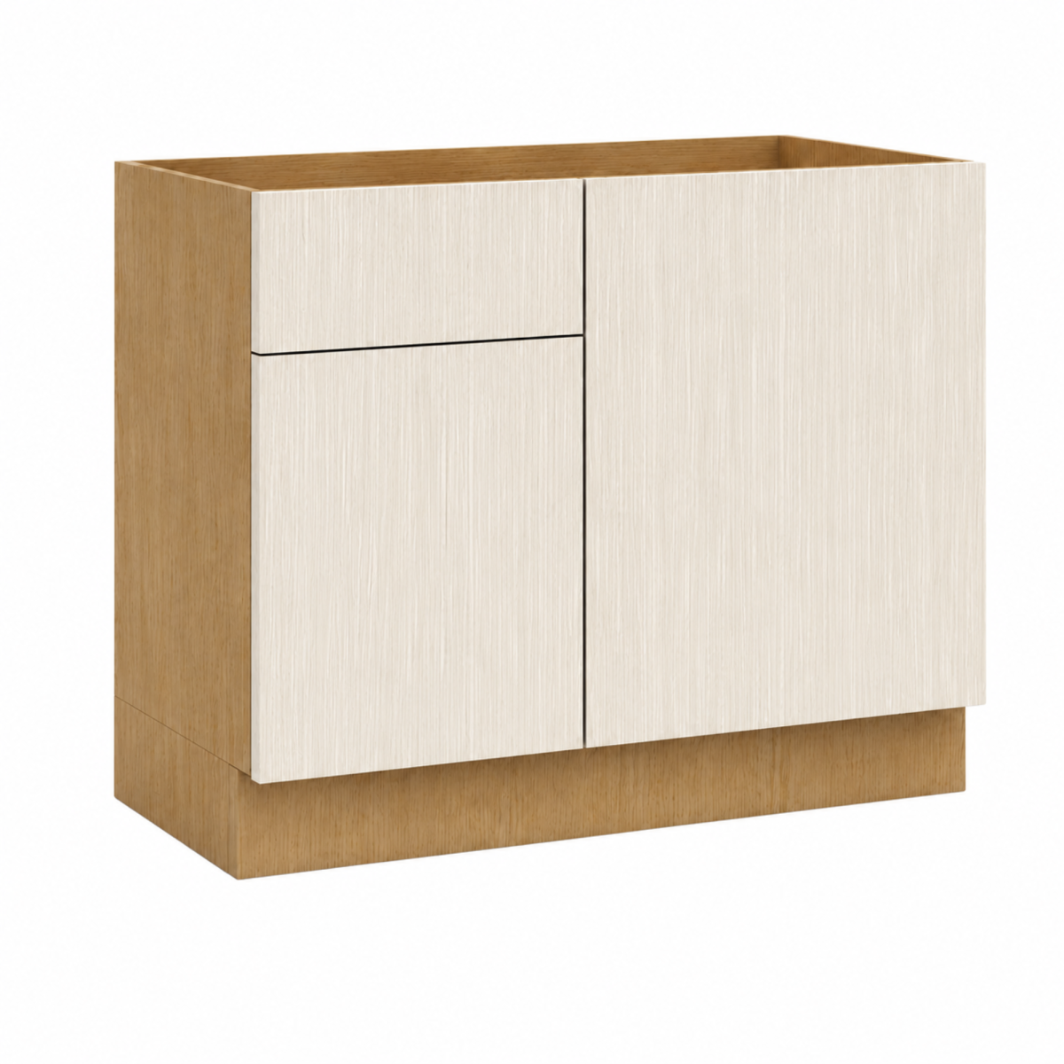 Light Wood Texture Base Blind Corner Cabinet