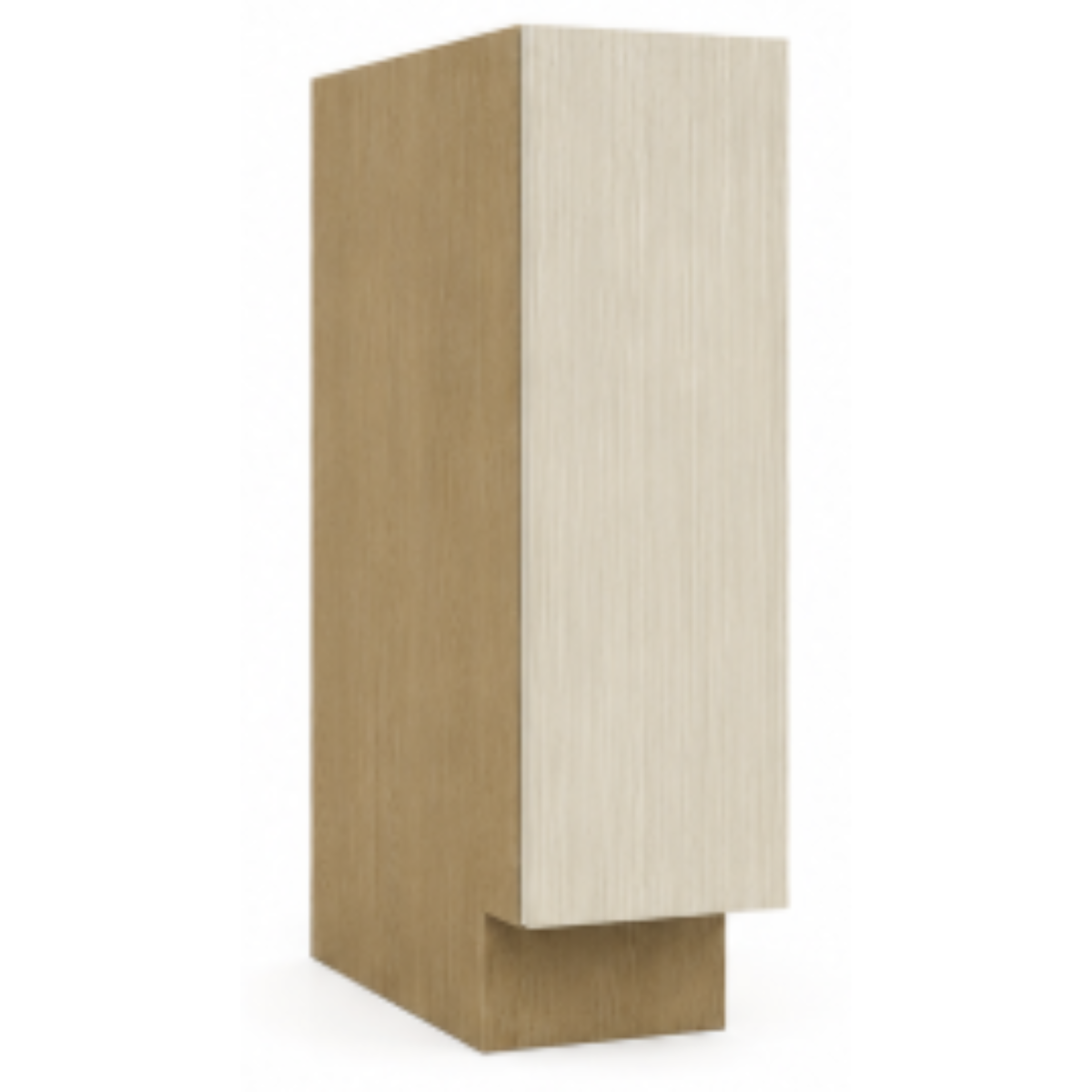 Light Wood Texture Base Spice Rack Cabinet 9"