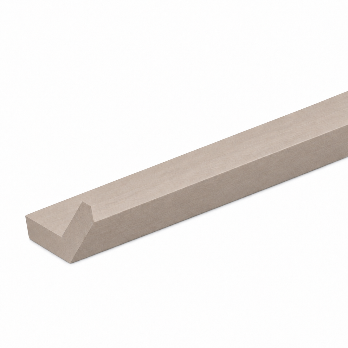 Light Brown Stain Angle Crown Molding