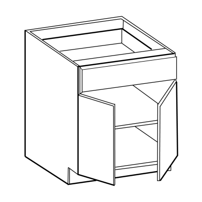 Dahlia Base Double Door Cabinet