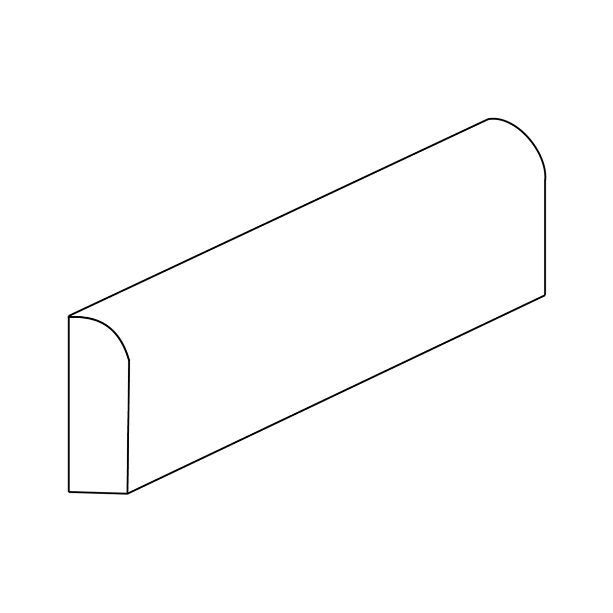 Warm Off-White Scribe Molding