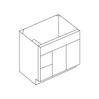 Dahlia Vanity Sink Drawer Base (Combo)