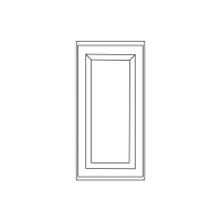 Dahlia Pantry Decorative End Panel