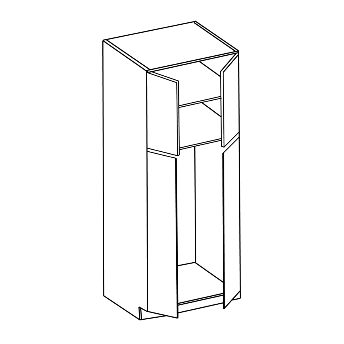 Magnolia Pantry Cabinet 84"