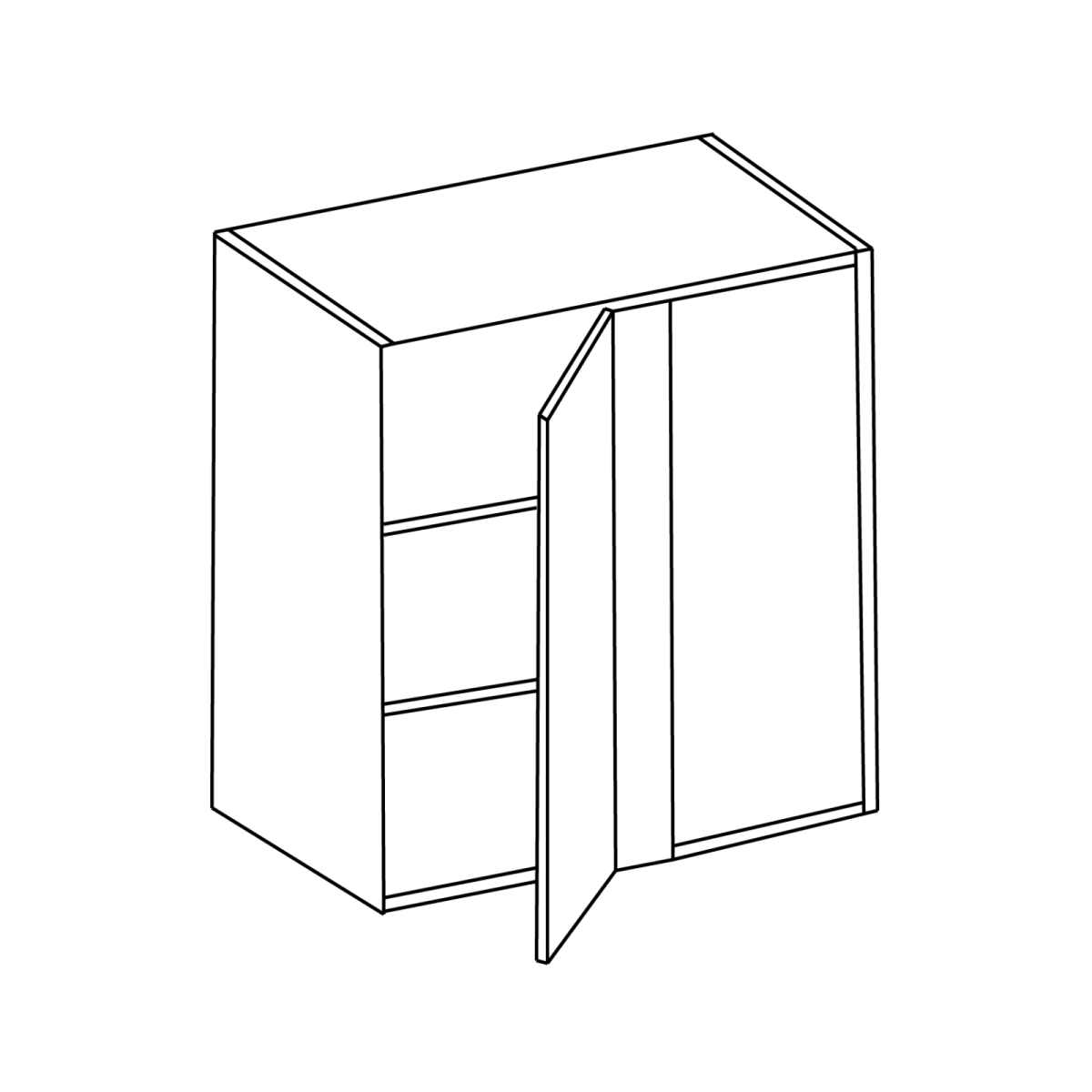 Olive Green Wall Blind Corner Cabinet 30″