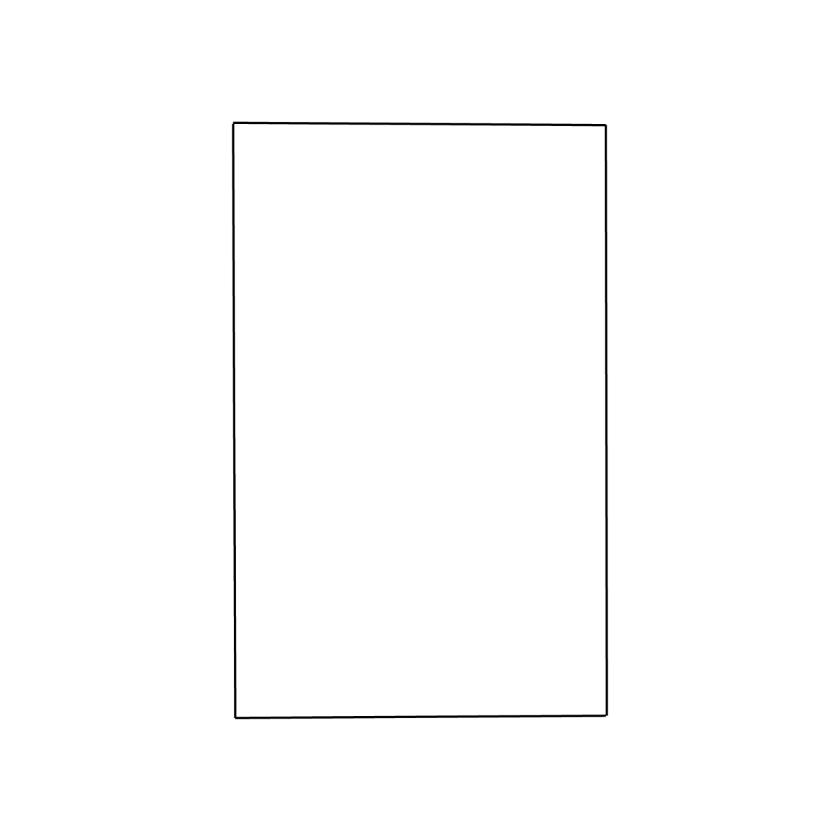 Warm Off-White Refrigerator End Panel 36" x 96" x 3/4"