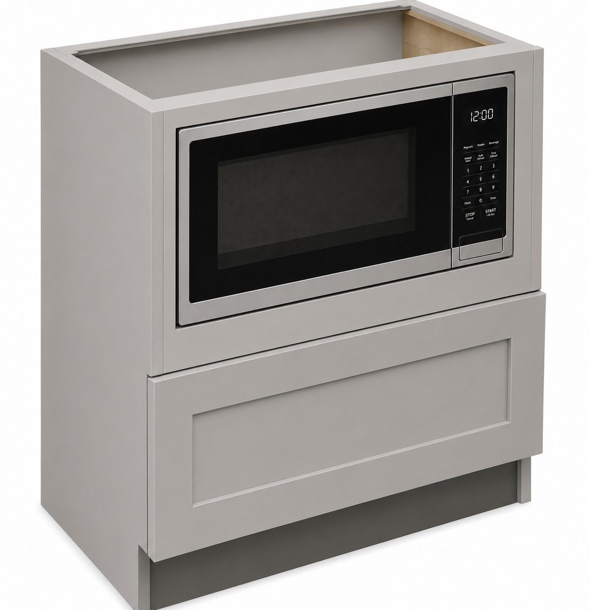 Lavender Microwave Base Cabinet 30"