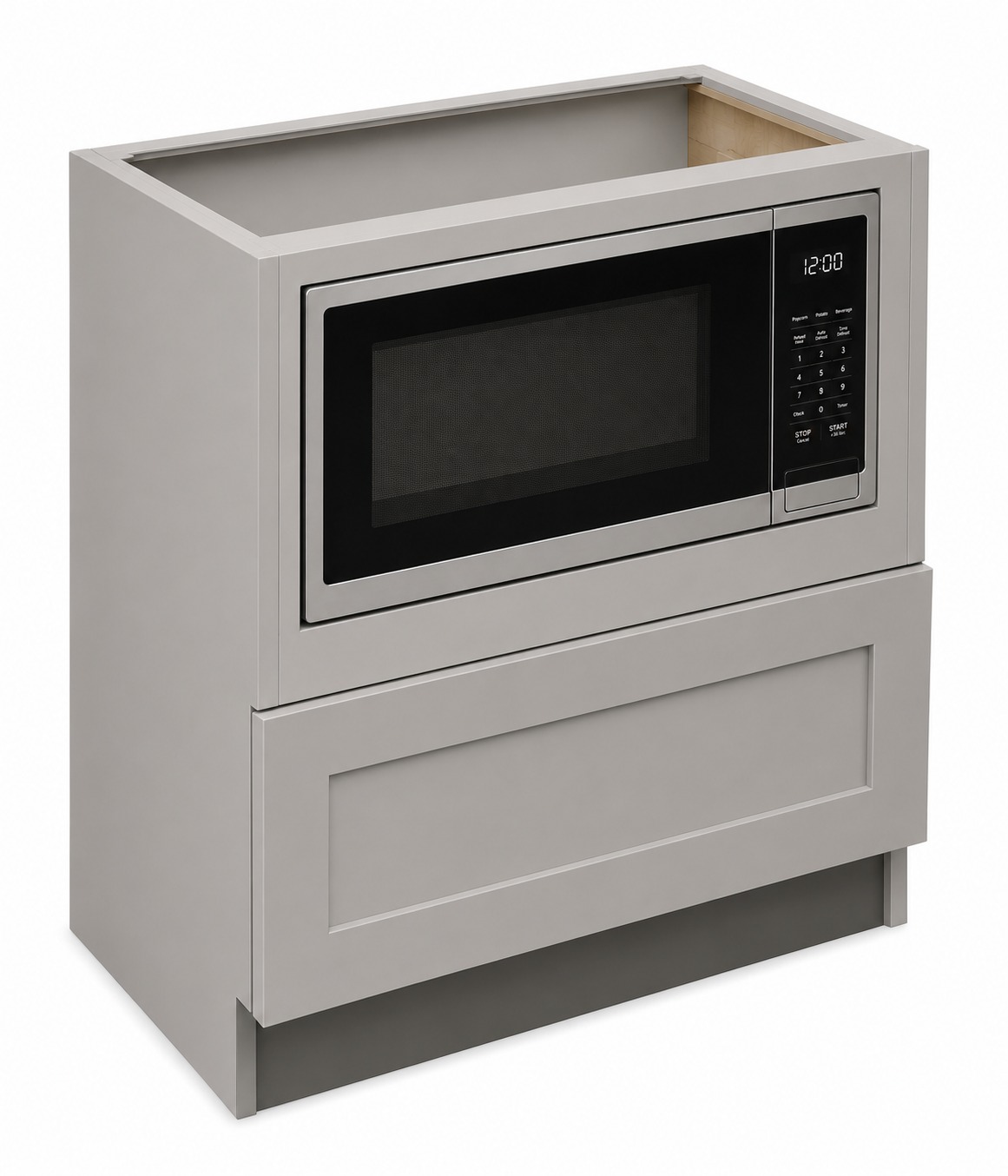 Lavender Microwave Base Cabinet 30"